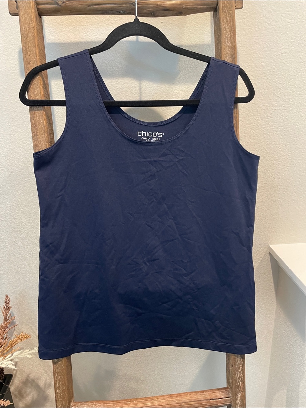 Chico's Deep Navy Sleeveless Tank